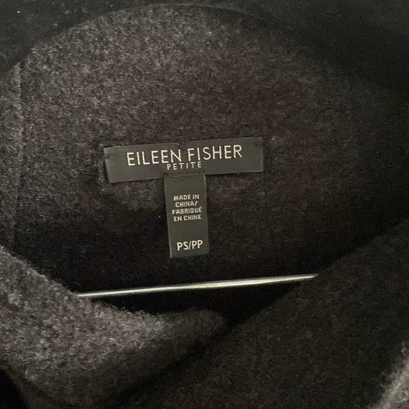 Eileen Fisher Wool Size Zip Moto Jacket - Picture 2 of 6